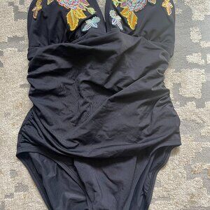 Blue Rod Beattie One Piece NWT bathing suit size 8